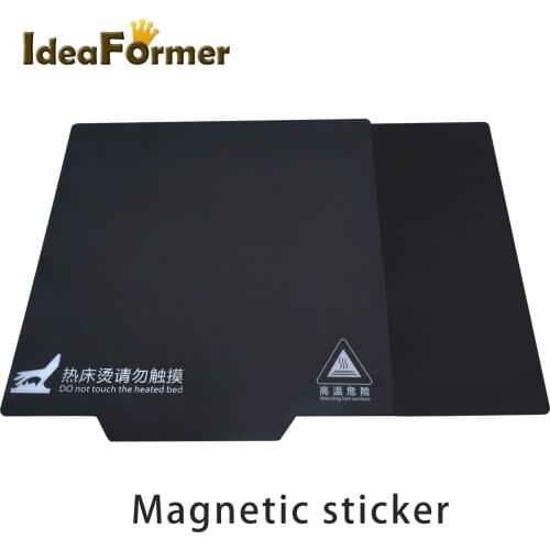 3D Printer Parts Magnetic Heat Bed Sticker Tape Size 150/200/214mm Square Print Bed Build Magnetic Plate Flex Surface Ender3 5