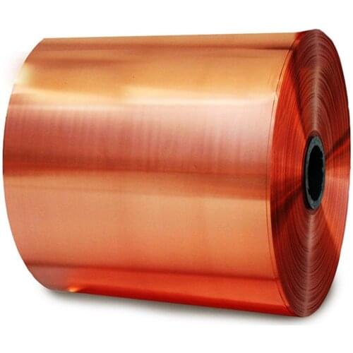 Chinese supplier wholesales high quality 99.9% copper strip, copper coil, copper foil at low price for lithium batteries
