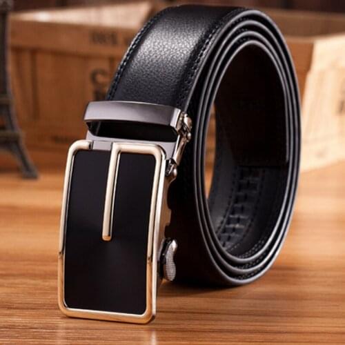 Long 160 Cm 2019 Mens Fashion Boutique High-end Brand Extension Business Belt / Metal Automatically Buckle Cowskin Male Belt