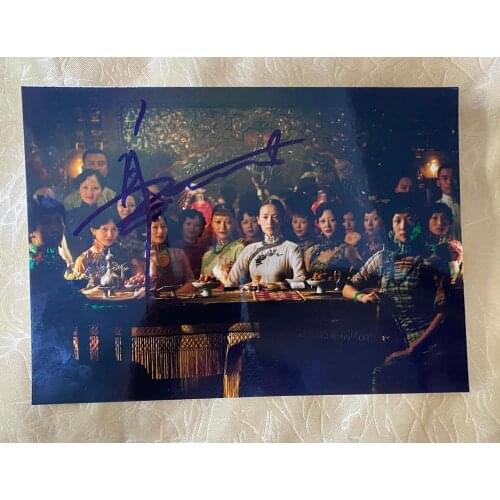 Hand signed Zhang Ziyi ZI YI autographed photo picture 5*7 inches free shipping 102020D