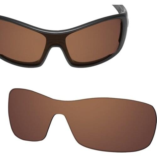 SmartVLT Replacement Lenses Polarized for Oakley Antix Sunglasses - Earth Brown