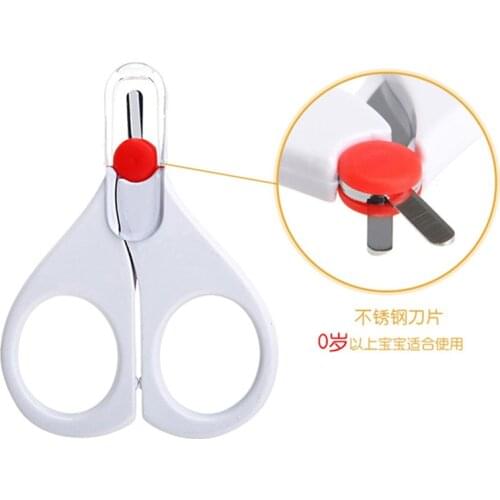 Super Deal 2018 High quality New arriving Rikang baby nail scissors newborn baby safety nail clipper scissors Free Shipping