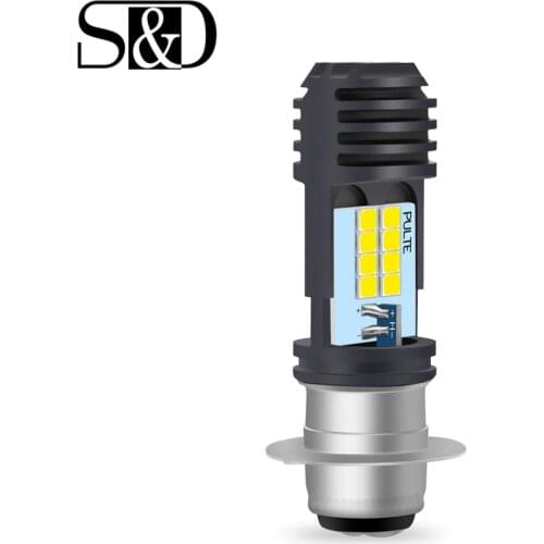 1X H6M P15D-25-1 LED Motorcycle Headlight P15D PX15D Hi/Lo Beam led Moto Motorbike HeadLamp Fog Bulb Super bright 15W 4000LM 12v