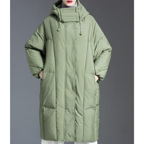 Loose Women Winter Down Jacket Warm Duck Down Jacket Coat Any Size Size S-10XL