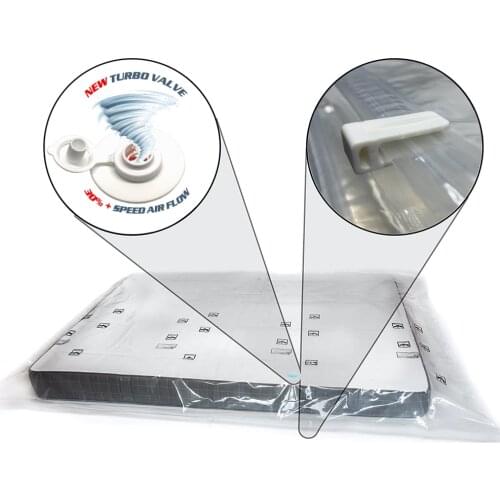SIRENA, Mattress vacuum storage bag, huge bags, organization, cover for moving, space saver for transport, big sealed plastic bag, sheath for moving house, bed protector, valve air removal