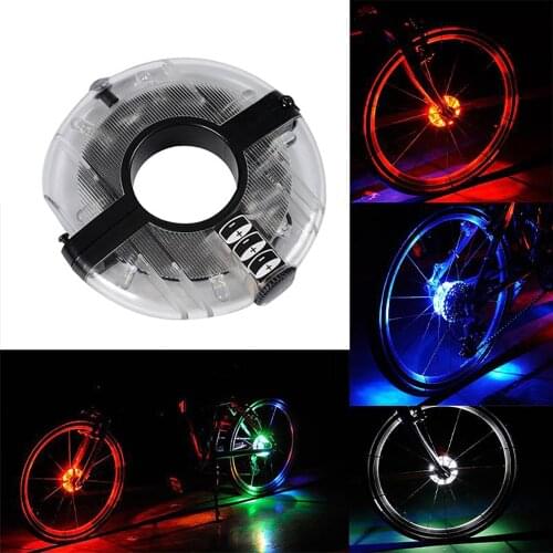 Bicycle Wheel Light Smart LED Bicycle Wheel Light Bicycle Front and Rear Spoke One Light with Rechargeable Bicycle Light