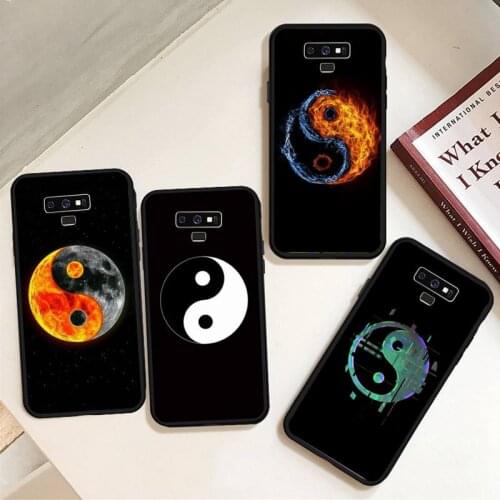 Eight Diagrams Taiji Yin Yang Phone Case For Samsung A50 A51 A71 A20E A20S S10 S20 S21 S30 Plus ultra 5G M11 funda cover