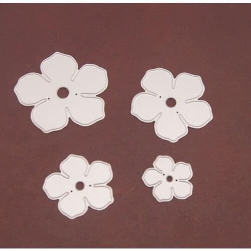 Die Cutting dies Four flowers metal craft paper die Scrapbooking/DIY Embossing mould Easter New Year
