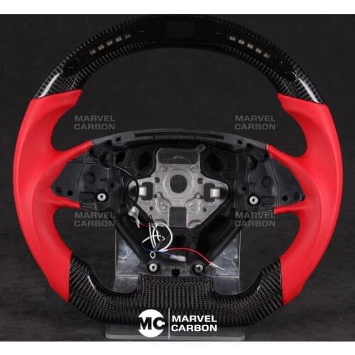 LED Performance Steering Wheel Display Compatible Chevrolet C7 + 100% Real Carbon Fiber