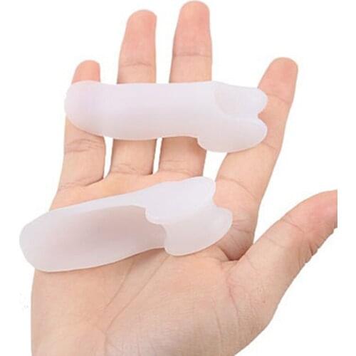 1Pair Foot Toe Separator Soft Silicone Straightener Corrector Gel Relief Bunion Foot Pain Foot Health