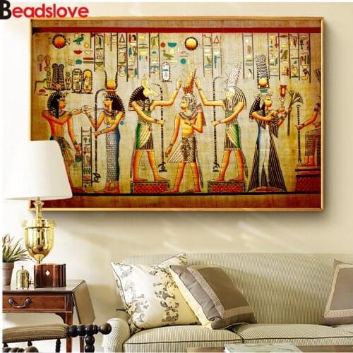 Abstract Indian Woman and Animal Artworks Full Drills DIY Diamond Painting diamond Embroidery 5d mosaic cross stitch room decor
