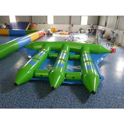 6 persons use banana boat fly fish,inflatable flying fish, inflatable flying banana boat