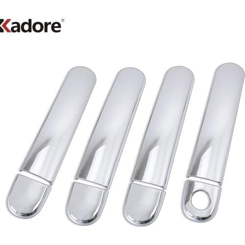 Side Door Handle Cover Trim Stickers For Volkswagen For VW POLO 20018 2009 2010 2011 2012 2013 ABS Chrome Car Accessories 8pcs
