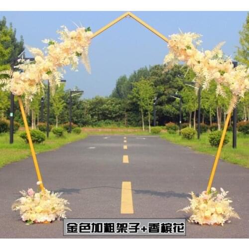 Black Metal Circle Round Arch Balloon Flower Iron Ring Background Arch Frame Stand Wedding Mariage Birthday Party Backdrop Decor