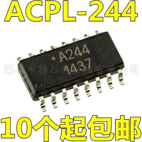 10pcs/lot Brand New & Original ACPL-244-500E A244 ACPL-247 A247 Four-Channel Coupling