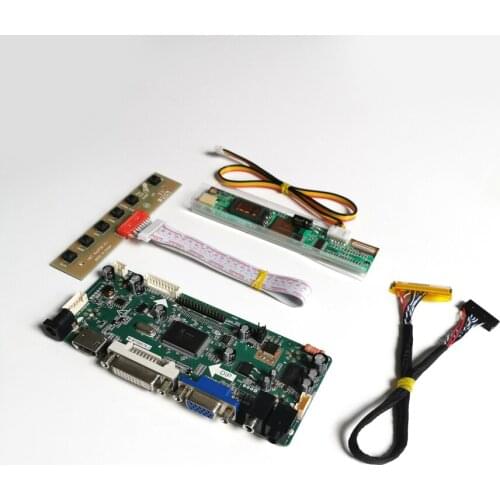 For B170UW01 V0 V1 V2 VGA DVI CCFL LVDS 30Pin M.NT68676 screen controller drive board 17" 1920*1200 LCD monitor panel kit