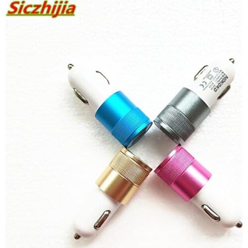 Dual USB2.1V small steel gun car charger for Lexus ES250 RX350 330 ES240 GS460 CT200H CT DS LX LS IS ES RX GS GX-Series