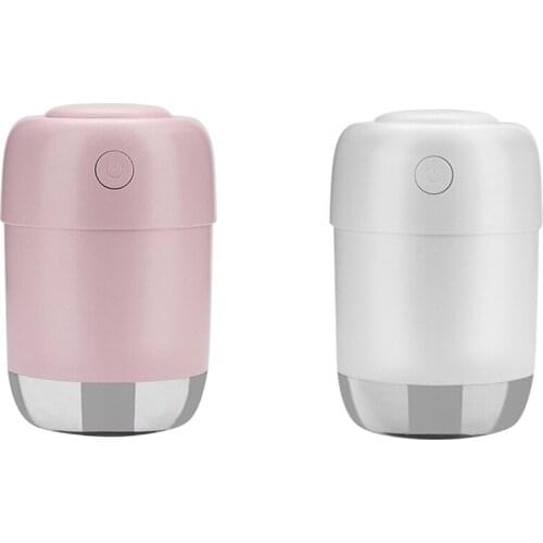 Essential Oil Diffuser Ultrasonic Humidifier with Led Light Usb Fan Aromatherapy Fogger for Office Home Car