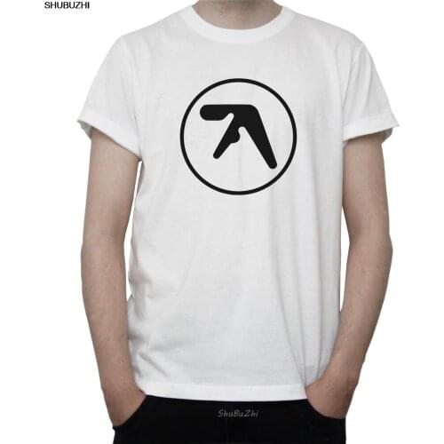 APHEX TWIN Logo T-SHIRT Electronic MUSIC Techno HARDCORE Windowlicker GREY White Casual pride t shirt men Unisex New sbz3151