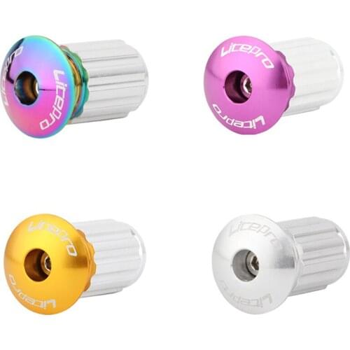 Hot 1 Pair Alloy Road Bike MTB Cycling Handlebar Cap End Grip Colored Handle Plug Cover NOV99