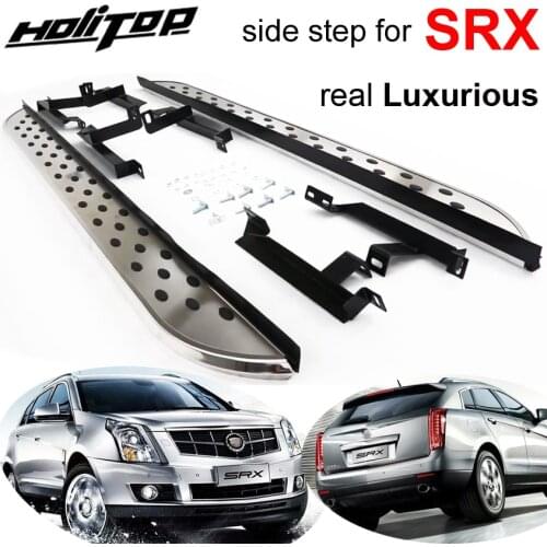 HOT side step Pedal running board for Cadillac SRX 2010-2019, thicken aluminum alloy pedal, made in big factory