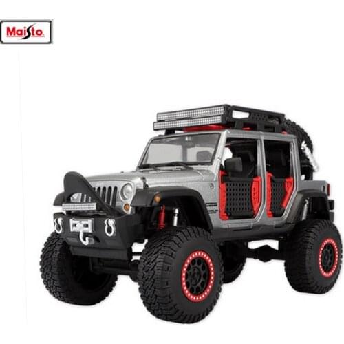 Maisto 1:24 Jeep-Wrangler manufacturer authorized simulation alloy car model crafts decoration collection toy tools