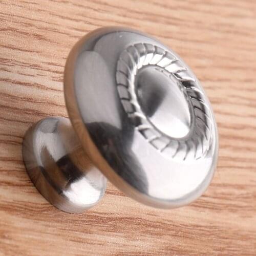 Moden simple stain nickel draswer shoe cabinet bathroom cabinet knob pull bruhsed Champagne cupboard dresser handle knob