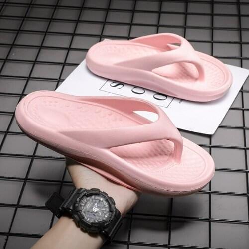 Mens Flip-flops Plus Size Sandals Summer New Outdoor Non-slip Thick Bottom Slippers Casual Beach Shoes For Women Trendy