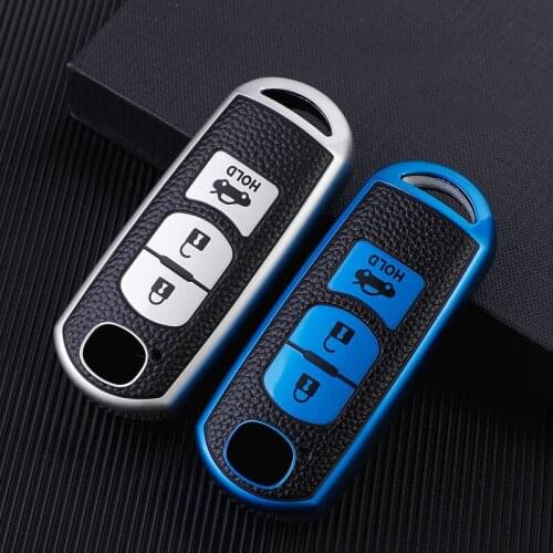 Soft TPU Car key cover case for Mazda 2 mazda 3 mazda 5 mazda 6 CX-3 CX-4 CX-5 CX-7 CX-9 Atenza Axela MX5 Car fob protect