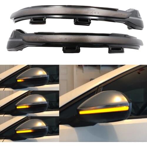 Niscarda Dynamic Turn Signal LED Rearview Mirror Indicator Blinker Repeater Light For-V w Golf Mk7 7.5 7 G ti R Gtd