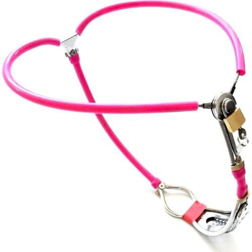 New Stainless steel metal BDSM pure chastity belt cage bondage slave restraint erotic couples Sex toy for women