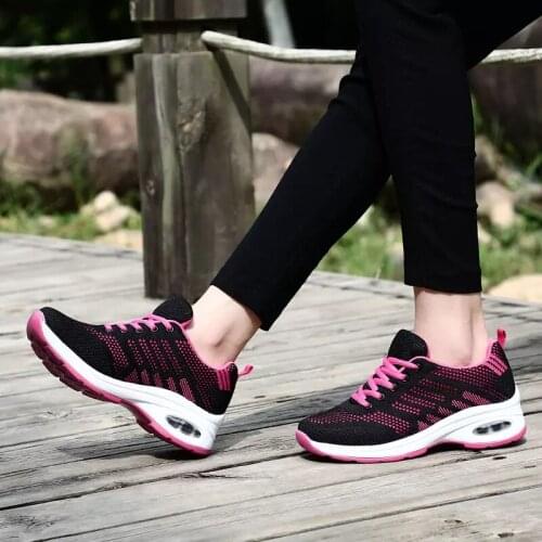 Platform wedge sneakers ladies shoes sneaker casual shoes trainers women female shoes black Rose sneakers women