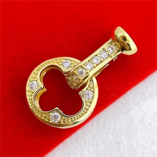 Wholesale DIY Natural Stones Beads Jewelry Making Accessories Silver/Gold/Rose Gold Metal Connector Clasps Findings