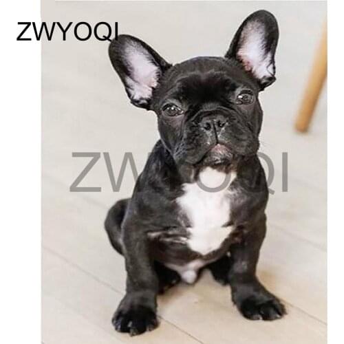 Full Round Diamond mosaic dog animal Full Square Diamond embroidery dog animal DIY 3D Diamond painting Cross stitch dog animal