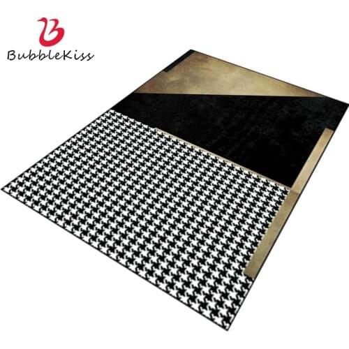 Bubble Kiss Carpets For Modern Living Room Gold Geometry Pattern Home Decorative Rugs Custom Anti Slip Kids Bedside Floor Mats