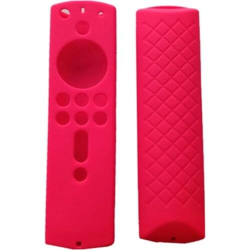 Silicone Protective Cover Case Shell for Amazon Fire TV Stick 4K Remote Control LX9B