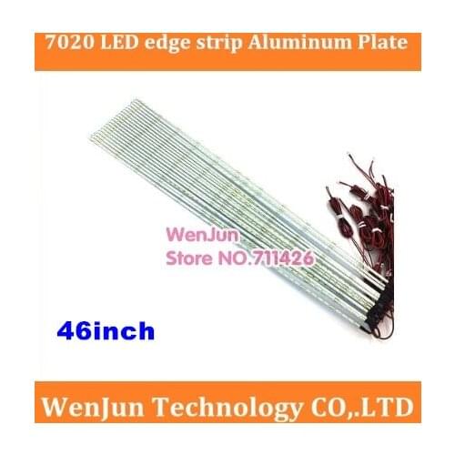 Super light 46'' 46inch 7020 LED edge strip Aluminum Plate Strip Backlight Lamps5 20mm led TV backlight strip