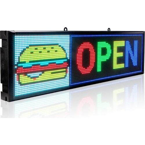 P5mm LED sign indoor Smd RGB Full Color Module WiFi shopwindow Programmable Scrolling Display Board-110V-220V EU US plug