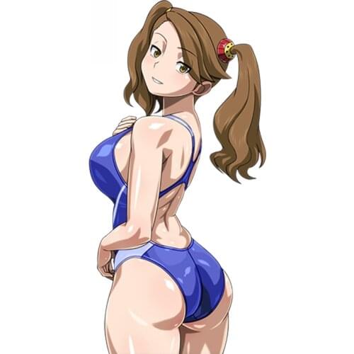 Dawasaru Creative Girl Car Stickers Gundam Build Fighters Try - Sazaki Kaoruko Vinyl Car Styling Decals 13cm X 7cm