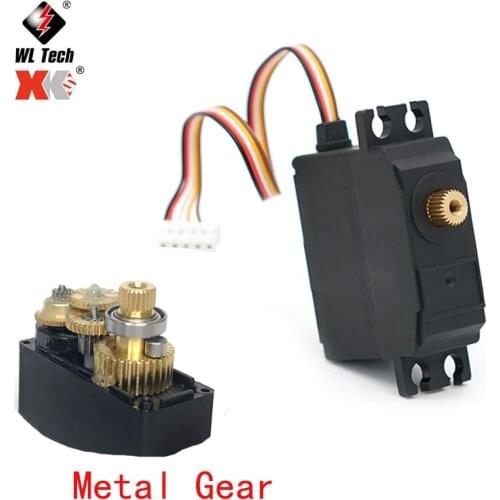 Wltoys Upgraded 25g Metal Gear Servo for Wltoys 12428 12423 RC Desert Truck Car