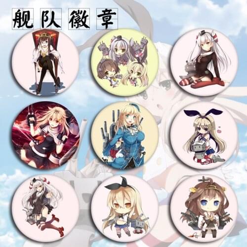 Anime Collection Badge Comic Kantai Collection Costumes Badge Brooch Pendant