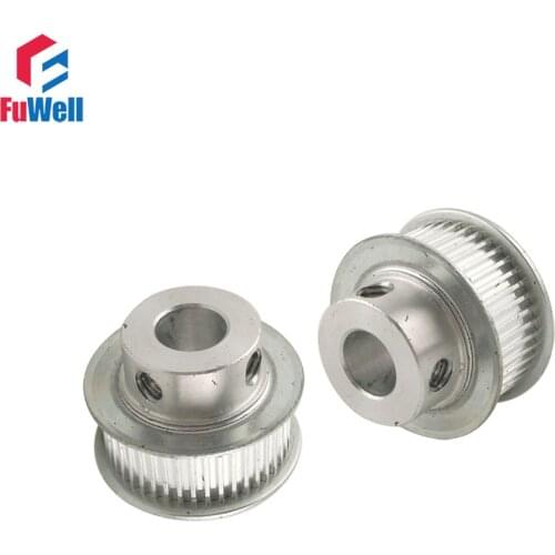 2pcs MXL 45T Timing Pulley 6/8/10/12mm Inner Bore Toothed Pulley 2.032mm Pitch 11mm Belt Width Timing Belt Synchronous Pulleys