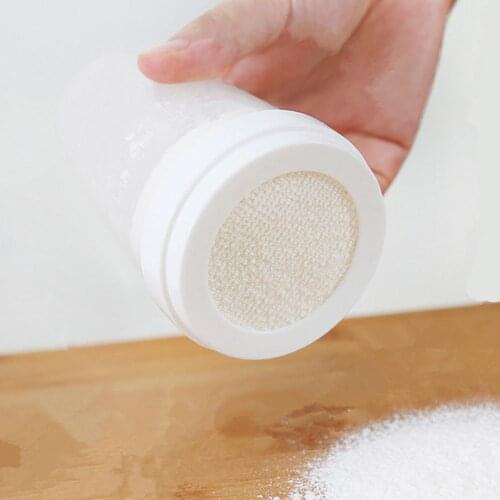 1 PC Kitchen Baking Chocolate Cocoa Flour Sifter Powder Dredger Shaker Can Barbecue Condiment Jar Bottles Cruet Container