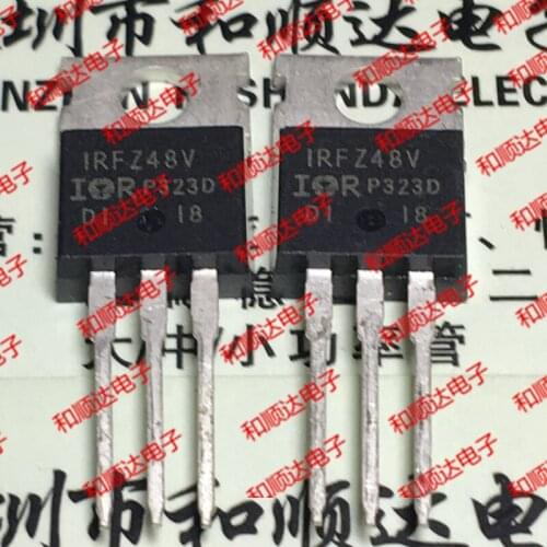 10pcs/lot IRFZ48V New Spot TO-220 60V 72A