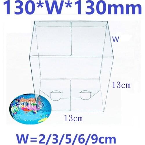 13*W*13cm Transparent PVC Plastic Packing Box Gift Craft Birthday Party Favor Clear Boxes for Flower /Food/Toys Event Supplies