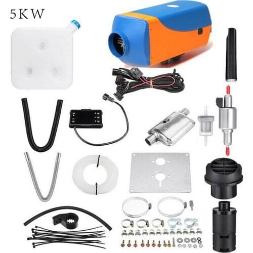 2/3Kw 5kw 8KW Single Hole Heater Air Parking Heater Rotary Switch LCD Switch and Digital Switch With Muffler Silencer