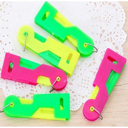 2PCS Use Tool Needle Threader Elderly Guide Needle Easy Device Automatic Thread Sewing