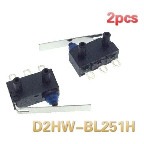 2pcs Original for OMRON touch micro switch D2HW-BL251H car for chevrolet malibu micro-motion park P gear repair for CHEVY
