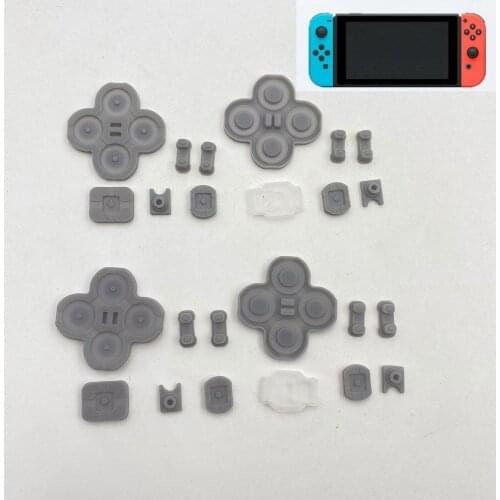 50sets Original For Nintendo Switch NS Joy Con Left Right Controller Conductive Rubber Silicone Button Pad For JoyCon
