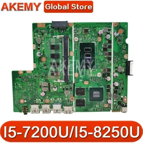 Akemy X540UBR Laptop Motherboard For Asus X540UB X540UBR MainBoard Tested I5-7200U/I5-8250U 4GB RAM